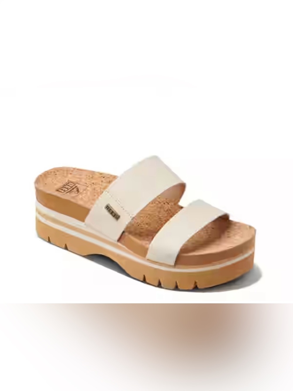 Reef Cushion Vista Higher Women's Cream Double-Strap Sandal Sz 11
